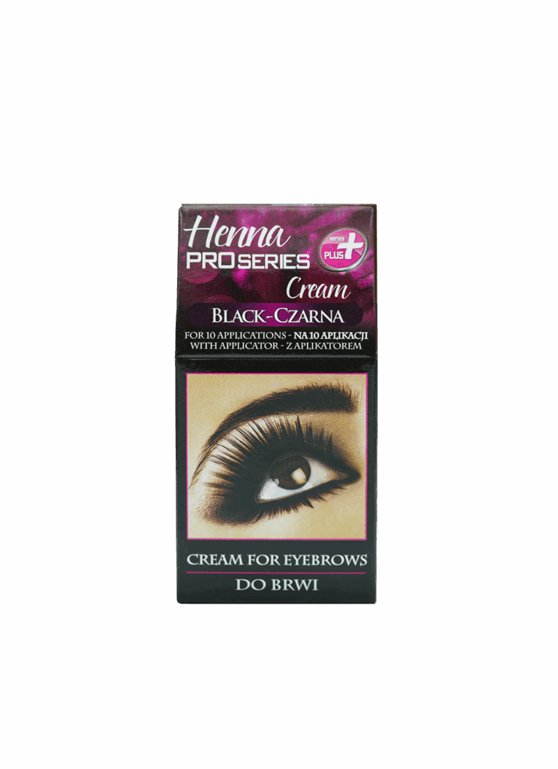 Lhb Henna Pro Series Cream For Eyebrows Black
