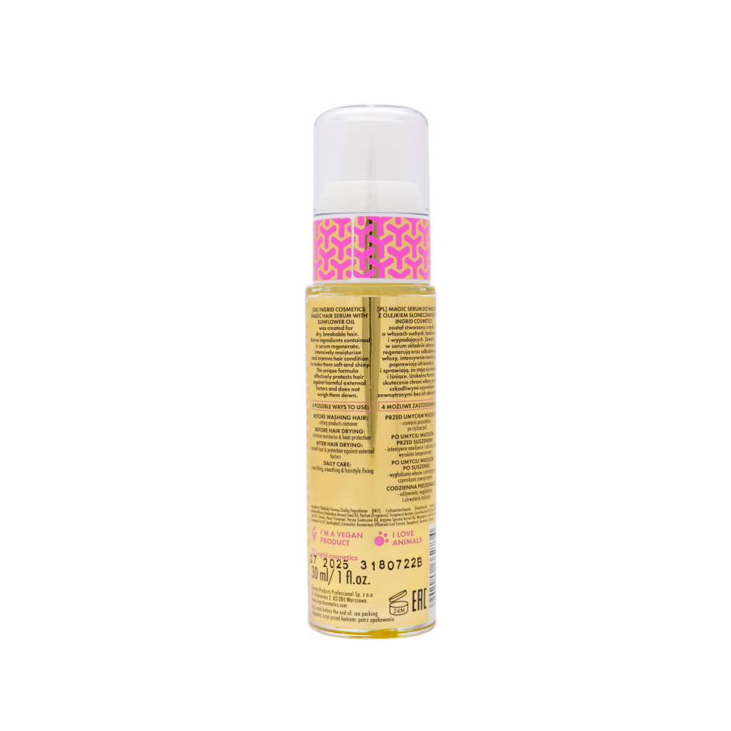 Ingrid Cosmetics Magic Hair Serum With Sunflower Oil – Image 2